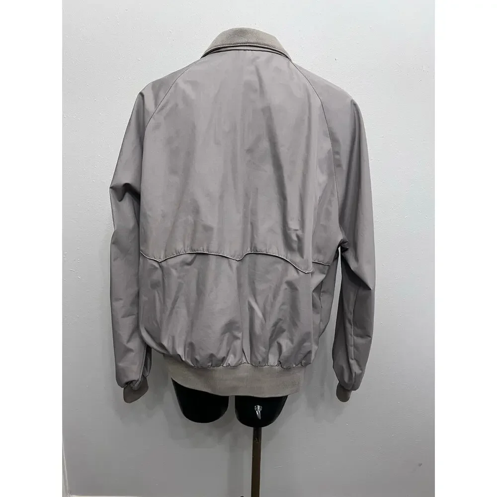 Vintage Field & Stream Jacket Mens XL Tan Gray Plaid Lined Harrington‎ Coat 90s